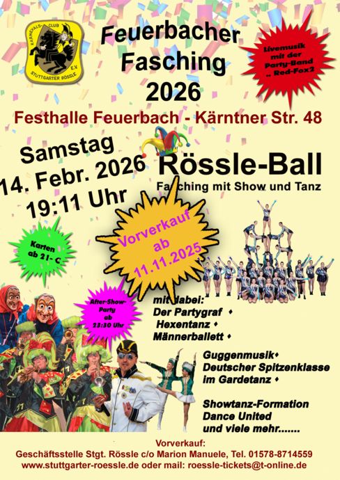 Rössle-Ball Karnevalsclub Stuttgarter Rössle