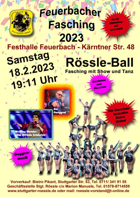 Rössle-Ball Karnevalsclub Stuttgarter Rössle