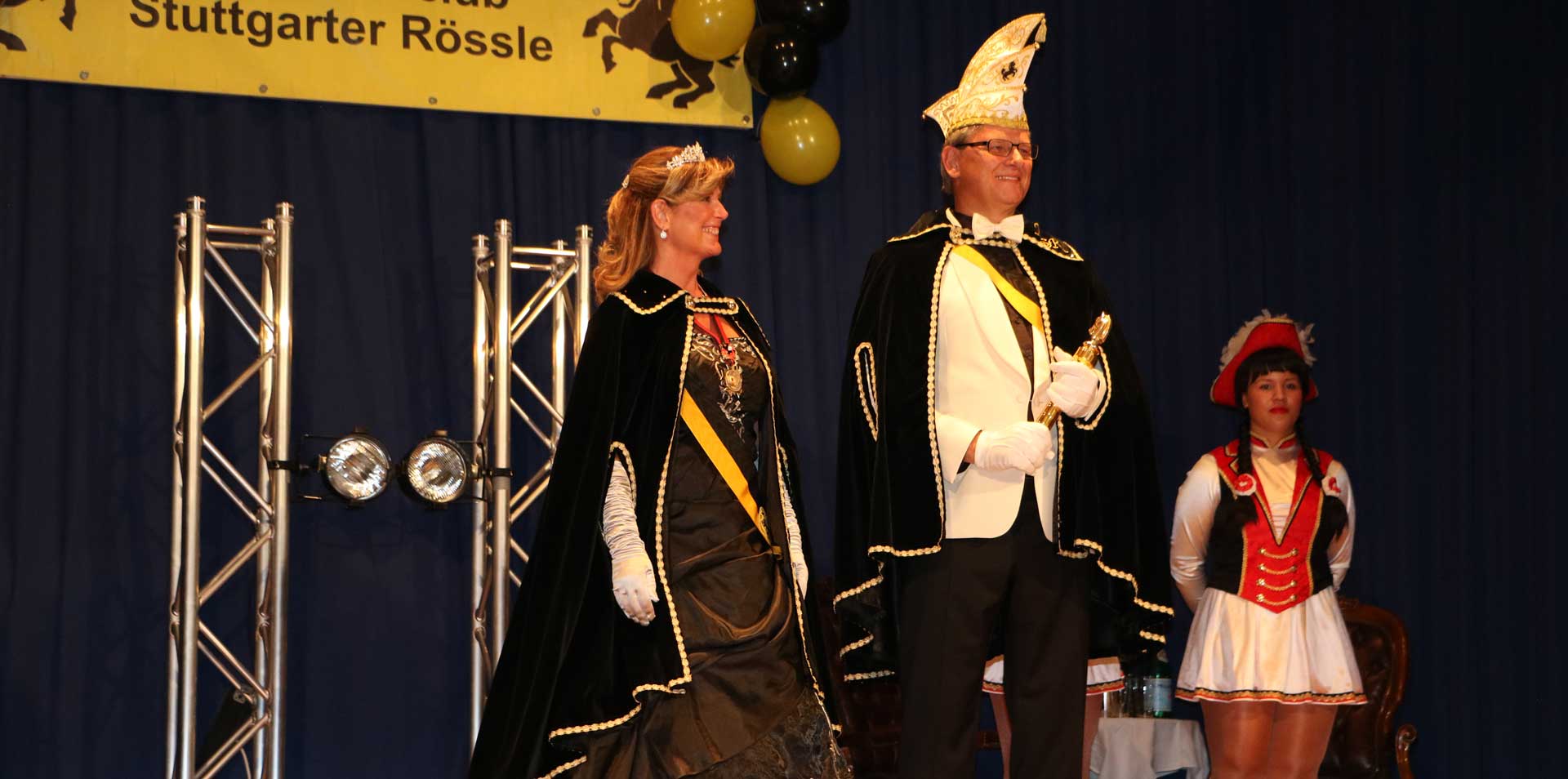Regentschaftspaar Karnevalsclub Stuttgarter Rössle
