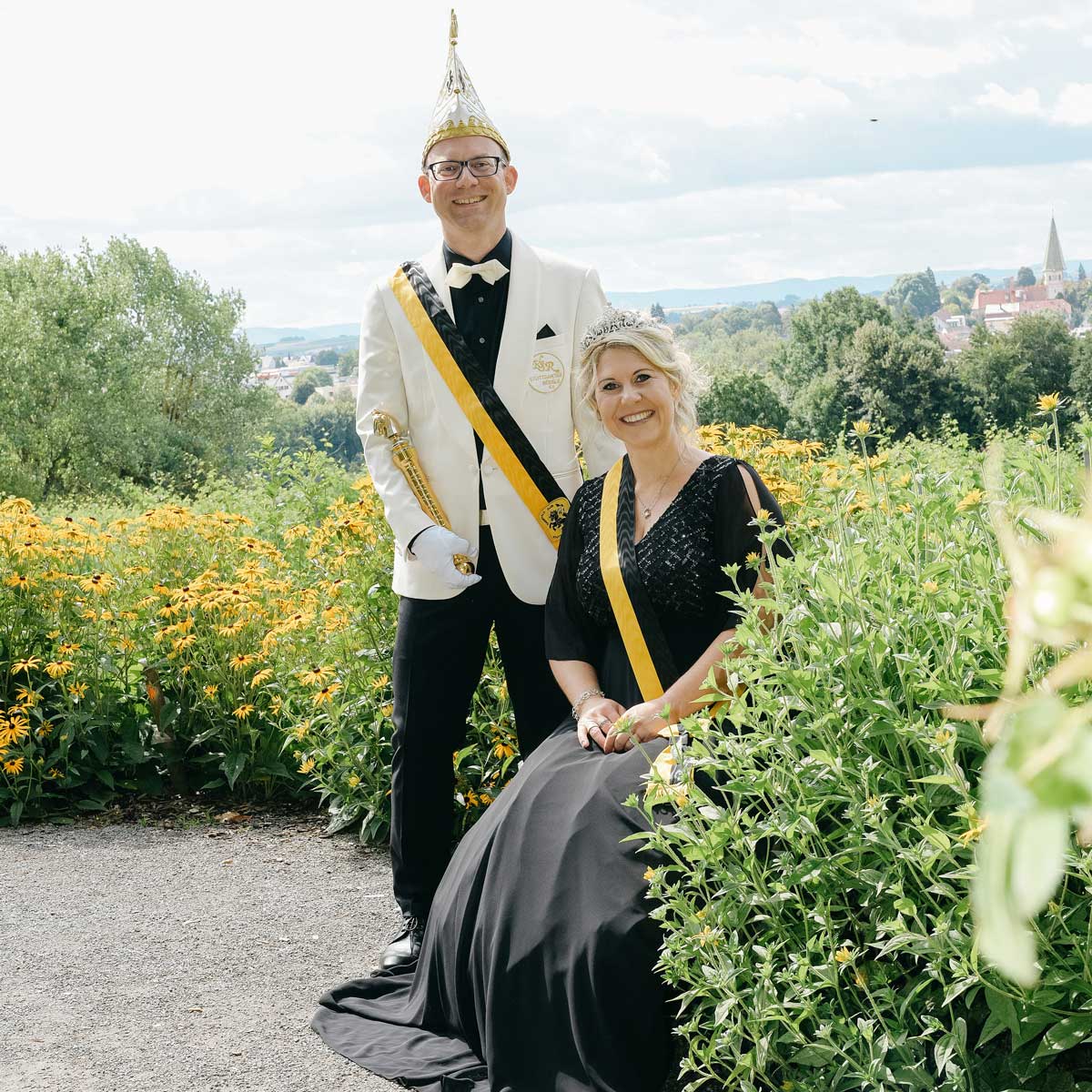 Stephan I. und Carmen III. vom magischen Augenblick Karnevalsclub Stuttgarter Rössle